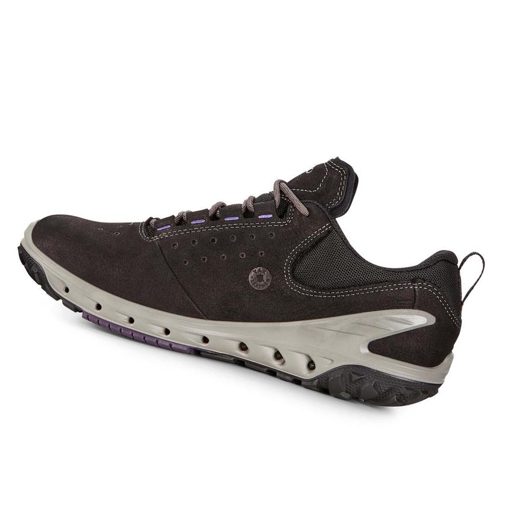 Women's Ecco W Biom Venture Gtx Tie Sneakers Black | USA 265ILH